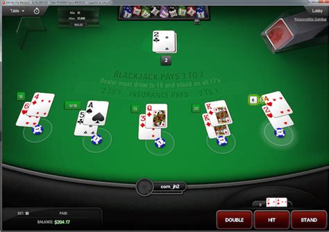 pokerstars a le blackjack